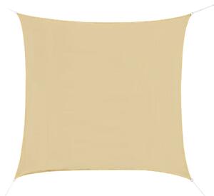 VivaGarden Vela Ombreggiante Impermeabile Quadrata 3,6x3,6 mt in HDPE con Protezione raggi UV colore Beige