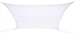 Giardini del Re Vela Ombreggiante Quadrata 5x5 mt in Poliestere colore Bianco