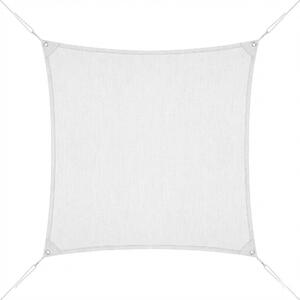 Giardini del Re Vela Ombreggiante Quadrata 5x5 mt in HDPE colore Bianco