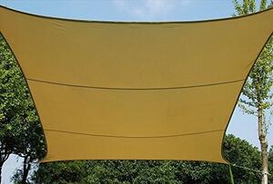 Giardini del Re Vela Ombreggiante Quadrata 5x5 mt in Poliestere colore Beige