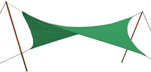 Stars Vela Ombreggiante Quadrata 3,6x3,6 mt in HDPE con Protezione raggi UV colore Verde - Quadra