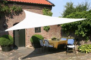 Brixo Vela Ombreggiante Triangolare 3x3x3 mt in Polietilene colore Bianco - Amalfi
