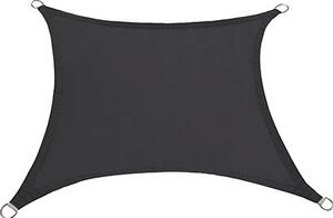 Stars Vela Ombreggiante Quadrata 5x5 mt in Poliestere con Protezione raggi UV colore Grigio - Luxury