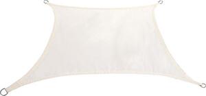 Stars Vela Ombreggiante Quadrata 5x5 mt in Poliestere con Protezione raggi UV colore Ecr - Luxury