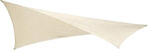 LIF Vela Ombreggiante Triangolare 3,6x3,6x3,6 mt in Polietilene con Protezione raggi UV colore Beige - Triangle