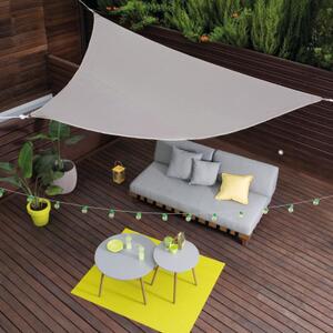 Brixo Vela Ombreggiante Triangolare 3x3x3 mt in Polietilene colore Bianco - Amalfi