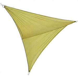 Brixo Vela Ombreggiante Triangolare 5x5x5 mt in Polietilene colore Verde - Positano