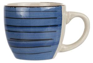 Tazzina per caffè 90 ml in porcellana stoneware Lipari - Blue