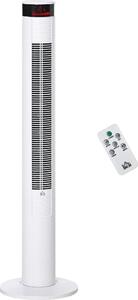 DecHome Ventilatore a Colonna Torre senza Pale 3 Velocit Timer 12h Pannello LED e Telecomandocolore Bianco - 051V90WT824
