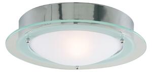 Tecnico Contemporaneo Belfast Acciaio Cromo Vetro 1 Luce E14
