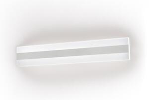 Applique Moderna Bend Metallo Bianco Acrilico Led 30W 4000K L60