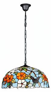 Lampadario Tiffany Vetro Multicolor 3 Luci E27