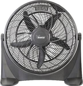 Bimar Ventilatore Box Fan da Pavimento 5 Pale Diametro 50 cm Orientabile Ciclonico 3 Velocit colore Nero - VB50