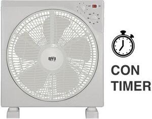 Effe Ventilatore Box Fan Volt 230 Watt 40 mm 300 Timer + Rotaz Velocita 3