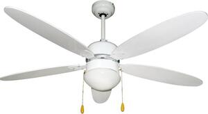 Zephir Ventilatore da Soffitto con Luce 5 Pale 124 cm Lampadario 3 Velocit - ZFS9110B