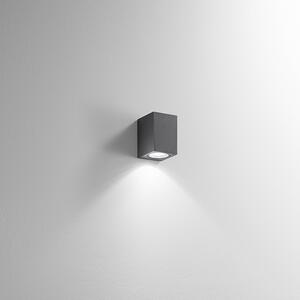 Applique Da Esterno Moderna Monolite Alluminio Grigio Grafite 1 Luce Gu10