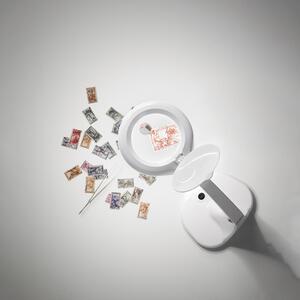 Lampada Da Scrivania Contemporanea Close Acrilico Bianco Led 6,5W 3000K