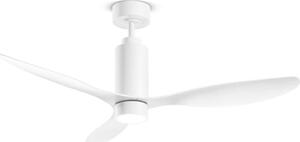 Perenz Ventilatore da Soffitto con Luce LED 18W e Telecomando 3 Pale 6 Velocit colore Bianco - 7198 B CT