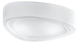 Plafoniera Contemporanea Mou Vetro Bianco 2 Luci E27