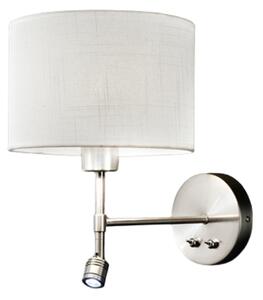 Applique Moderna Round Hotel Metallo Cromo E27 Led 1W 3000K Ip20