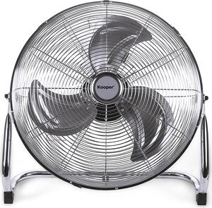 Kooper Ventilatore Industriale Box Fan 3 Pale Potenza 70 Watt 3 Velocit 35 cm in Acciaio colore Silver