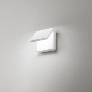 Applique Contemporanea Secret Metallo Bianco Acrilico Led 10W 3000K
