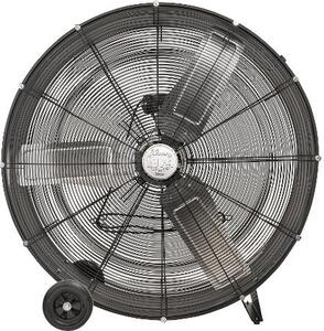 Bimar Ventilatore Industriale Box Fan da Pavimento a Pale Diametro 90 cm 3 Velocit colore Nero - VI94