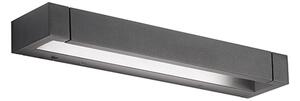 Applique Moderna Sway Metallo Nero Acrilico Led 17W 3000K