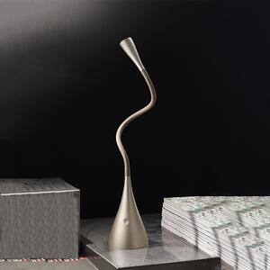 Lampada Da Scrivania Contemporanea Snake Acrilico Oro Led 3W 3000K