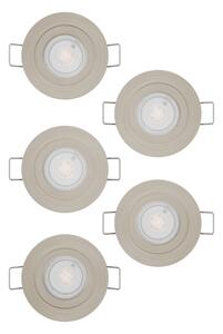 Eglo 902269 - Set da 5 faretti da incasso a LED BARRANCO LED/4,8W/230V cromato