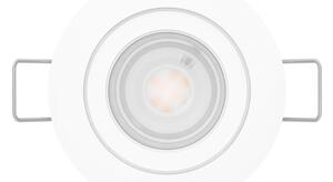 Eglo 902247 - Faretto LED da incasso a soffitto per bagno BARRANCO 1xGU10/4,5W/230V IP44 bianco