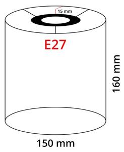 Eglo - Lampadario LED a sospensione con cavo TUNJA 2xE27/60W/230V colore crema
