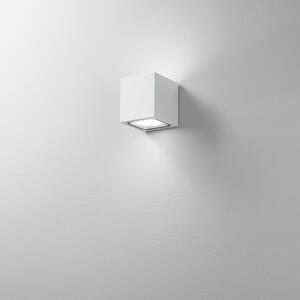 Applique Da Esterno Moderna Totem Metallo Bianco 2 Luci Gx53