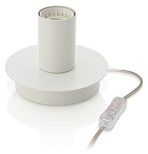 Abatjour Contemporaneo Up And Down Metallo Bianco 1 Luce E27
