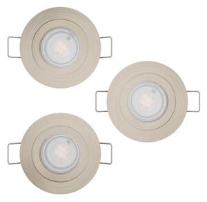 Eglo 902259 - Confezione da 3 faretti LED da incasso BARRANCO 1xGU10/4,5W/230V cromo