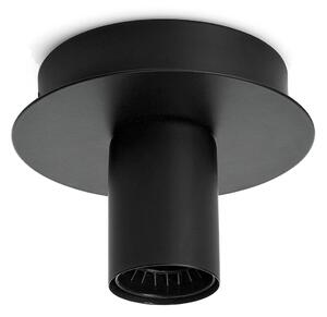 Plafoniera Contemporanea Up And Down Metallo Nero 1 Luce E27