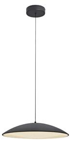 Schöner Wohnen 14607-18-LED dimmerabile lampadario a sospensione su cavo LENTE LED/23W/230V pr.50cm nero