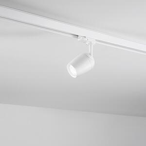 Faretto Per Binario Moderno Binario Alluminio Bianco Gu10