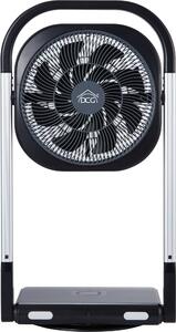 DCG Ventilatore Telescopico Salvaspazio Potenza 13 Watt con 16 Pale, Funzione Oscillante e Timer - VE1605TT