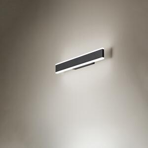 Applique Moderna Kante Metallo Nero Acrilico Led 24W Cct 3000/4000/6000K