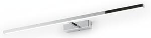Applique Moderna Riga Metallo Cromo Acrilico Led 16W 3000K