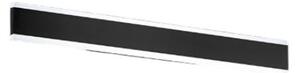 Applique Moderna Kante Metallo Nero Acrilico Led 16W Cct 3000/4000/6000K