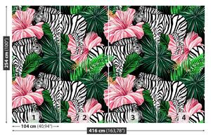 Carta da parati Animali zebra 104x70 cm
