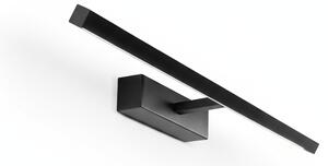 Applique Moderna Riga Metallo Nero Acrilico Led 12W 3000K