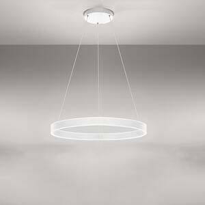 Sospensione Moderna Kirko Metallo Bianco Led 80W 3000K