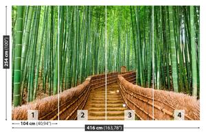 Carta da parati Foresta di bamboo 104x70 cm