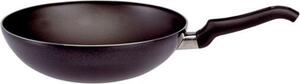 BALLARINI Wok Padella Antiaderente in Alluminio 24 cm colore Nero - Firenze