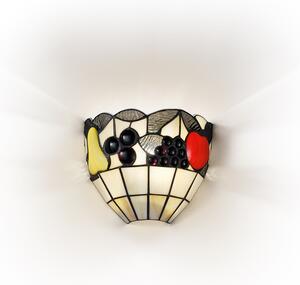 Applique Tiffany Vetro Multicolor Chiaro 1 Luce E27
