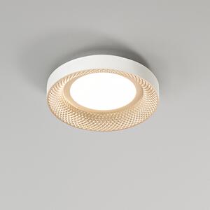 Plafoniera Contemporanea Hive Metallo Oro Acrilico Led 30W Cct 3000/4000K