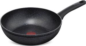 LAGOSTINA Wok Padella Antiaderente Induzione in Alluminio 28 cm colore Nero Performa